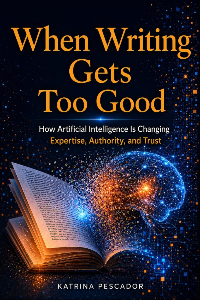 Book cover for When Writing Gets Too Good by Katrina Pescador